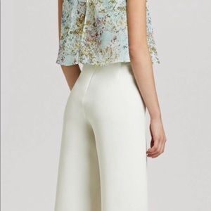 Floral/white BCBG jumpsuit